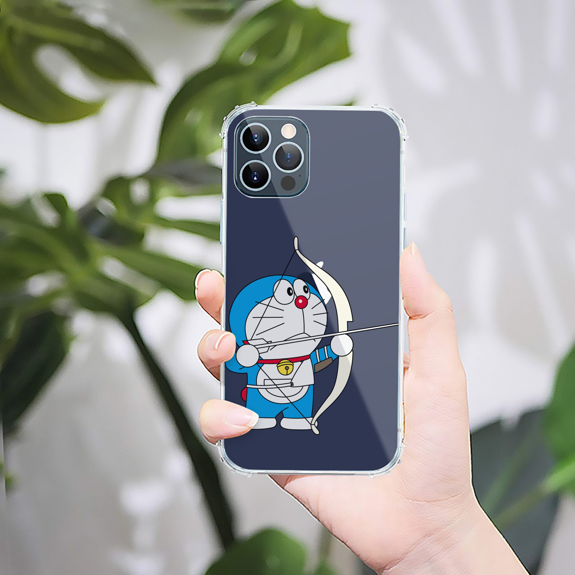 （画像用） ドラえもん Doraemon 【iPhone 12シリーズ対応】透明スマホケース（クリアソフトケース）